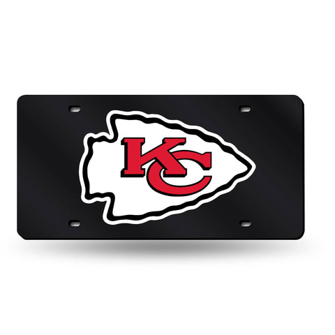 Kansas City Chiefs Laser Cut License Tag