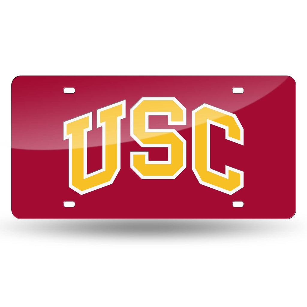 Southern California Trojans Laser Cut License Tag