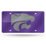 Kansas State Wildcats Laser Cut License Tag