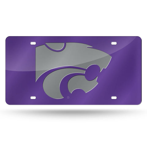 Kansas State Wildcats Laser Cut License Tag