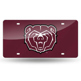 Missouri State Bears Laser Cut License Tag