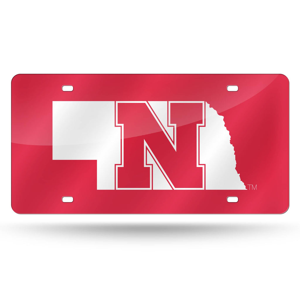 Nebraska Cornhuskers Laser Cut License Tag