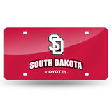 South Dakota Coyotes Laser Cut License Tag