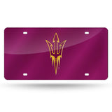 Arizona State Sun Devils Laser Cut License Tag