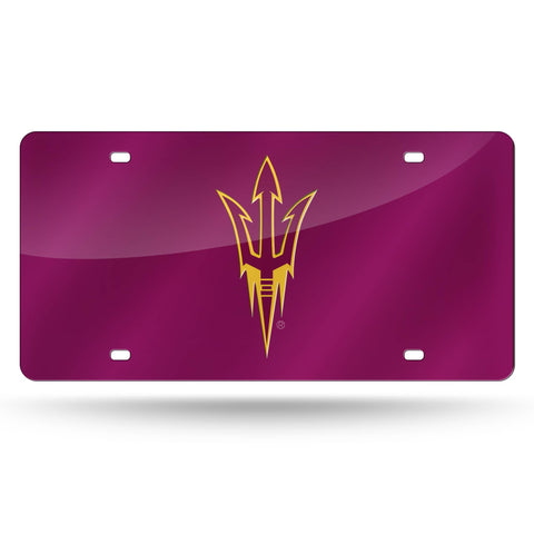 Arizona State Sun Devils Laser Cut License Tag