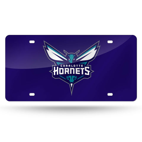 Charlotte Hornets Laser Cut License Tag