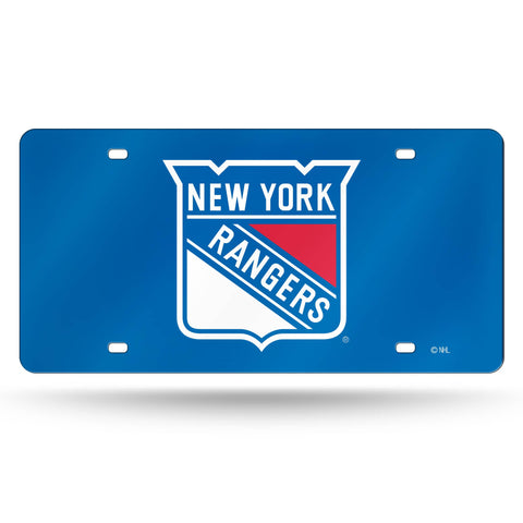 New York Rangers Laser Cut License Tag