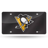 Pittsburgh Penguins Laser Cut License Tag