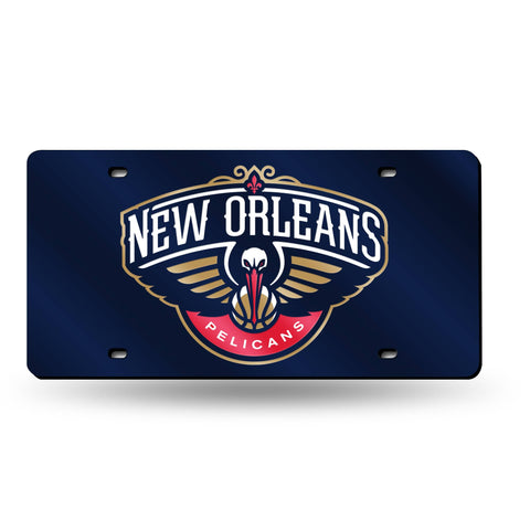 New Orleans Pelicans Laser Cut License Tag