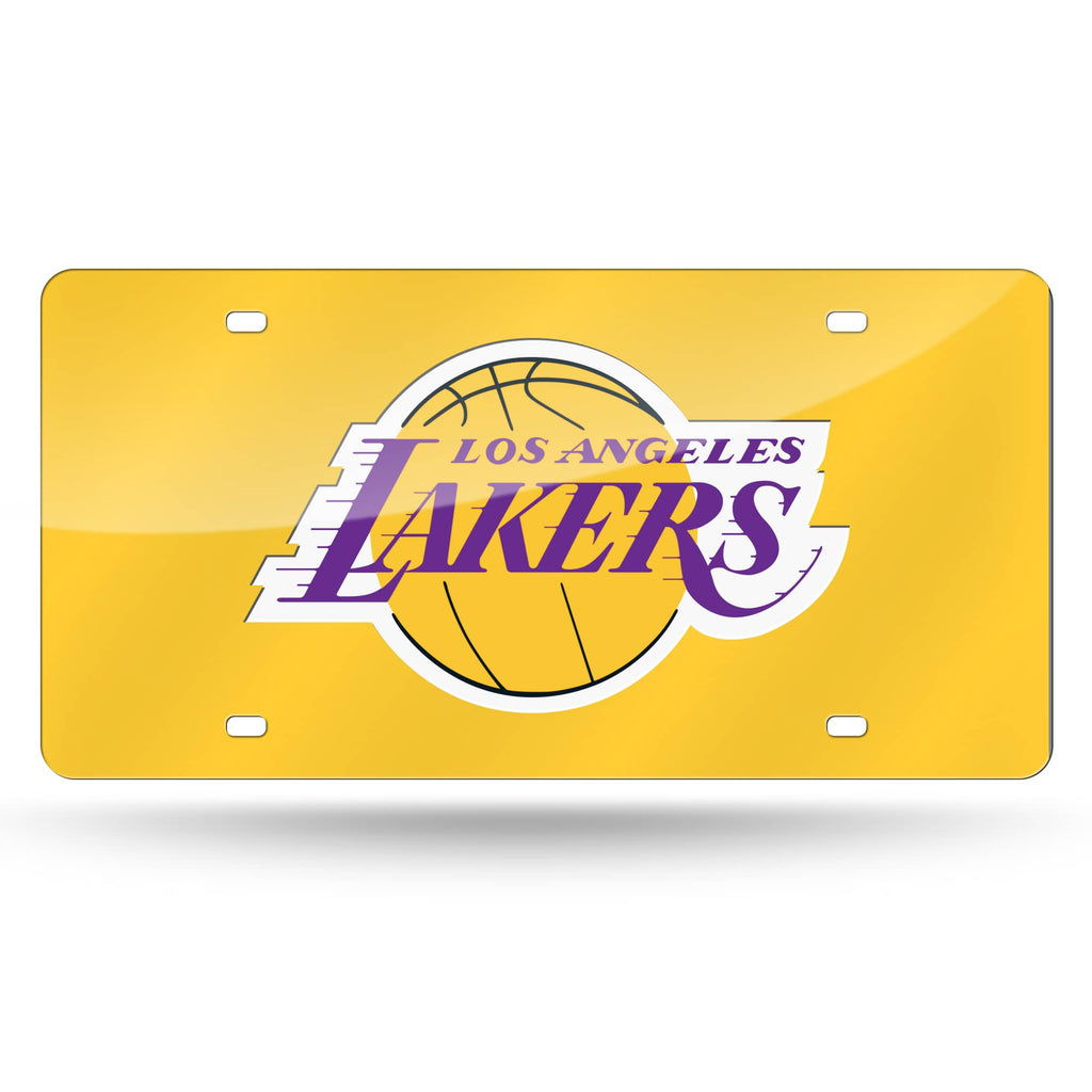 Los Angeles Lakers Laser Cut License Tag