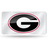 Georgia Bulldogs Laser Cut License Tag