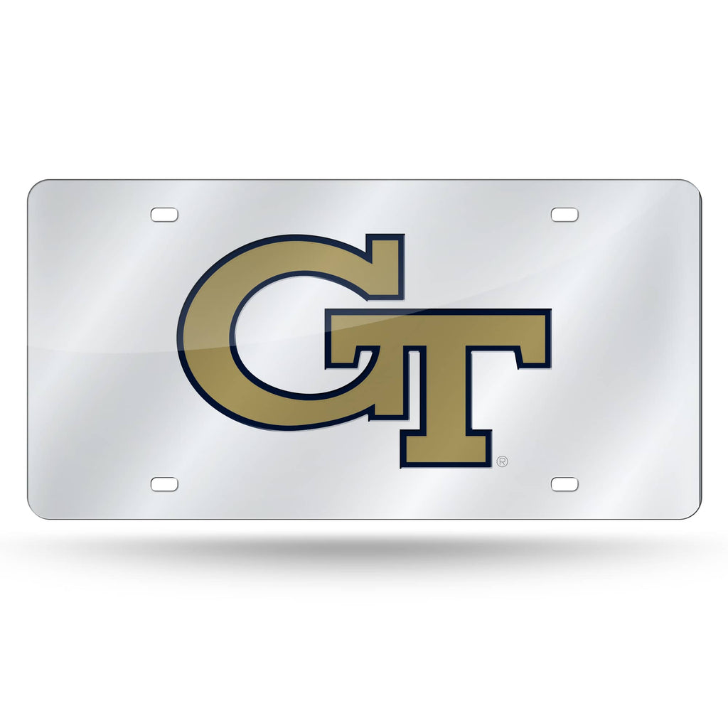 Georgia Tech Yellow Jackets Laser Cut License Tag