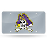 East Carolina Pirates Laser Cut License Tag