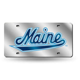 Maine Black Bears Laser Cut License Tag