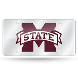 Mississippi State Bulldogs Laser Cut License Tag