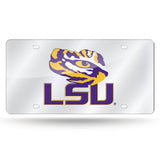 LSU Tigers Laser Cut License Tag
