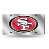 San Francisco 49ers Laser Cut License Tag