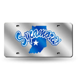 Indiana State Sycamores Laser Cut License Tag