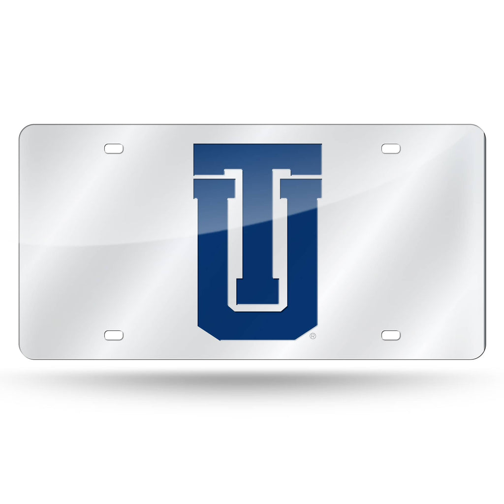 Tulsa Golden Hurricane Laser Cut License Tag - Silver Packaged