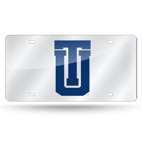 Tulsa Golden Hurricane Laser Cut License Tag - Silver Packaged