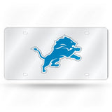 Detroit Lions Laser Cut License Tag
