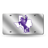 Tarleton State Texans Laser Cut License Tag