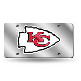 Kansas City Chiefs Laser Cut License Tag
