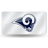 Los Angeles Rams Laser Cut License Tag