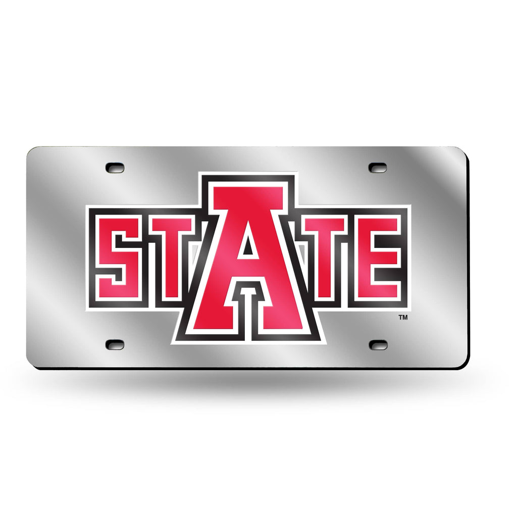 Arkansas State Red Wolves Laser Cut License Tag