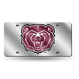 Missouri State Bears Laser Cut License Tag
