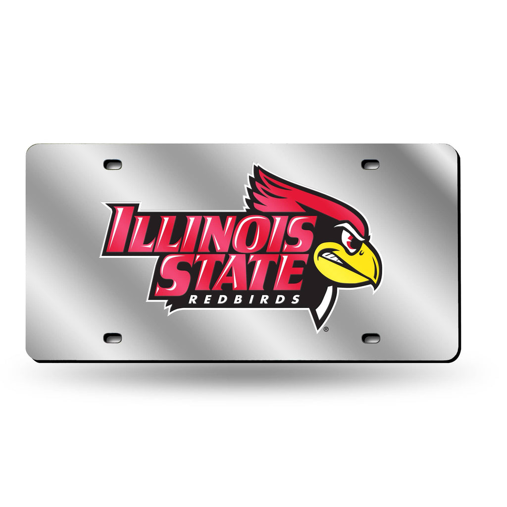 Illinois State Redbirds Laser Cut License Tag