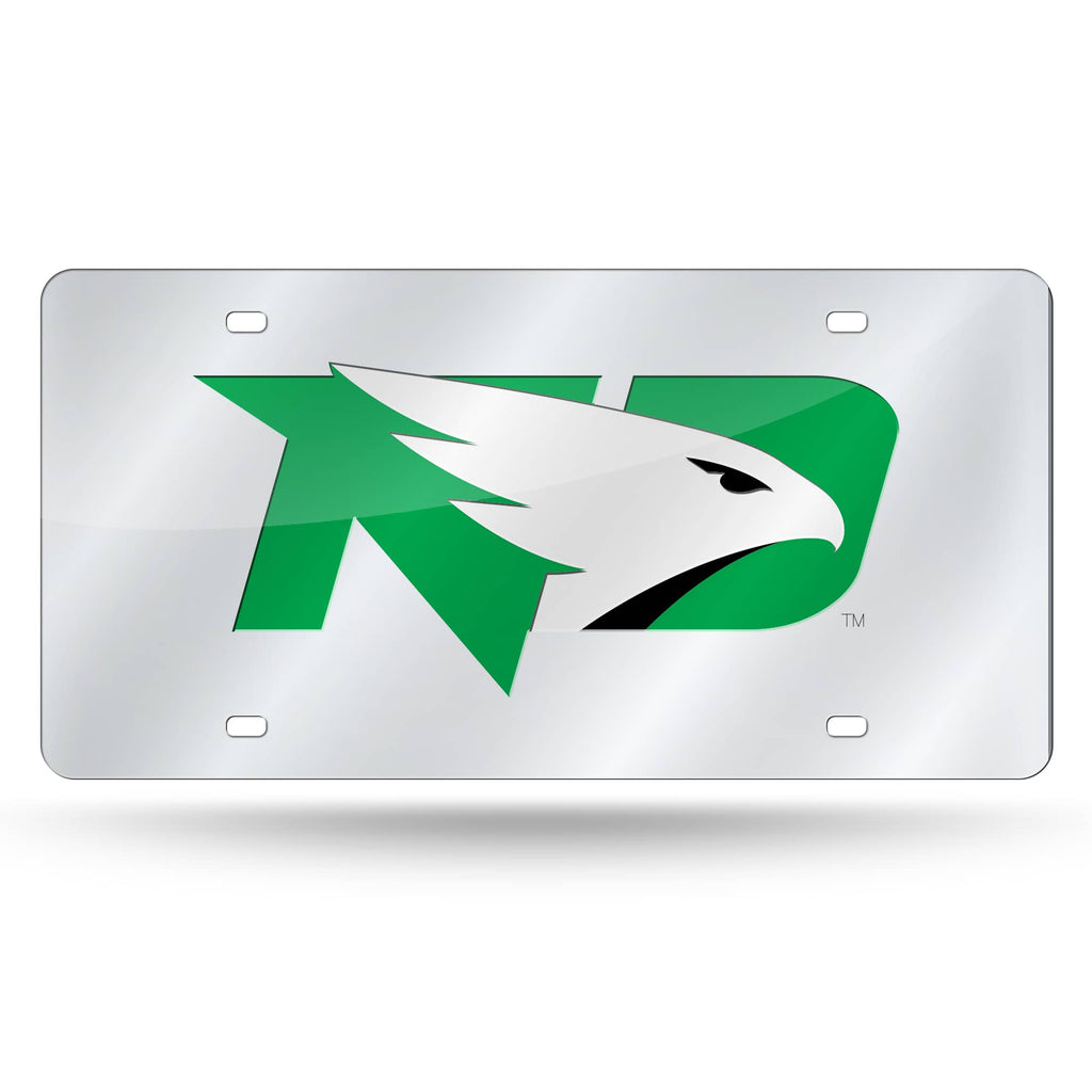 North Dakota Fighting Hawks Laser Cut License Tag