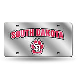 South Dakota Coyotes Laser Cut License Tag