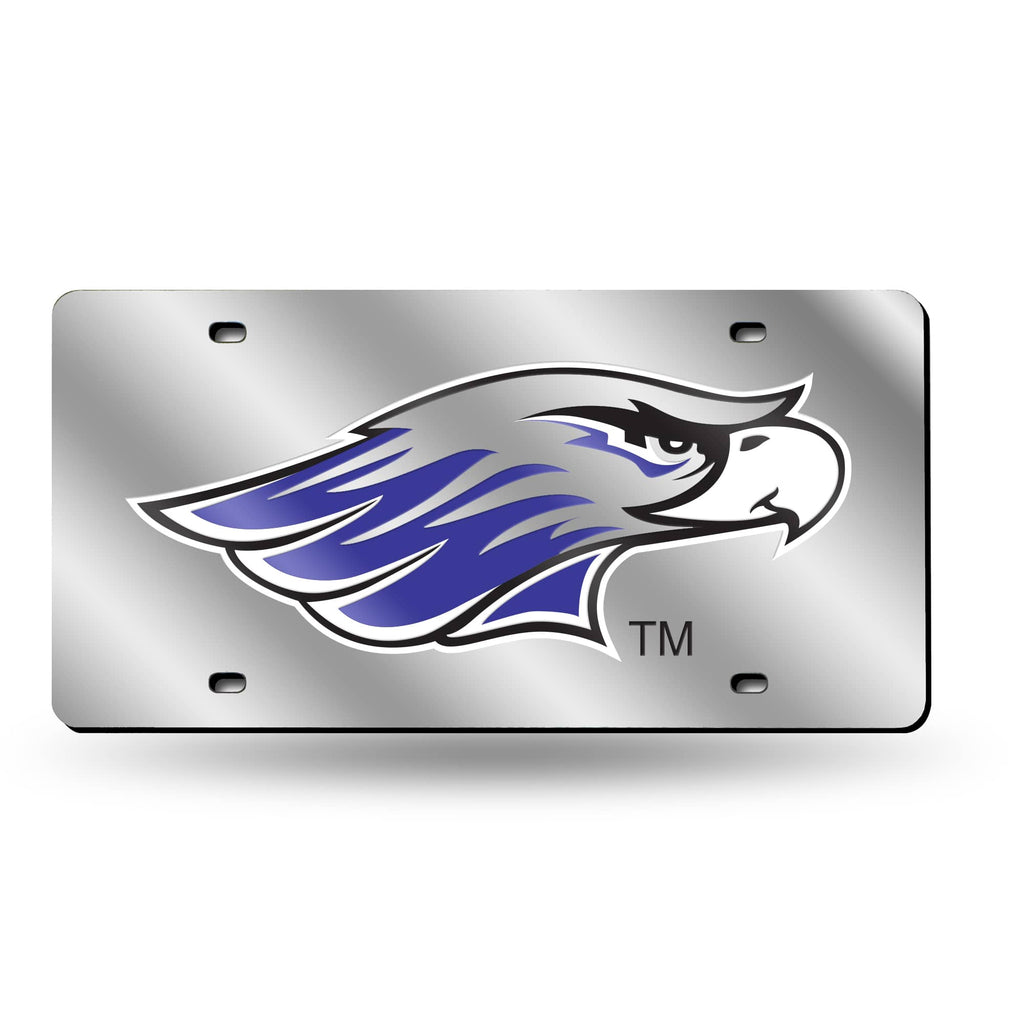 Wisconsin - Whitewater Warhawks Laser Cut License Tag