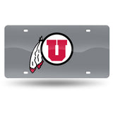 Utah Utes Laser Cut License Tag