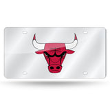 Chicago Bulls Laser Cut License Tag