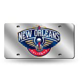 New Orleans Pelicans Laser Cut License Tag