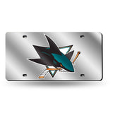 San Jose Sharks Laser Cut License Tag