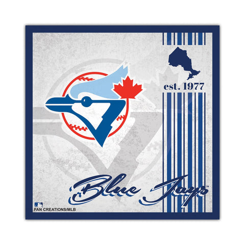 Toronto Blue Jays Sign Wood 10x10 Album Design Special Order