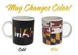 Maryland Flag Color Changing Coffee Mug