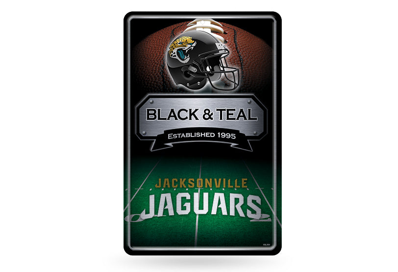 Jacksonville Jaguars Large Metal Sign