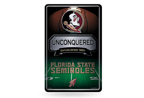 Florida State Seminoles Large Metal Sign