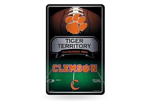 Clemson Tigers Large Metal Sign