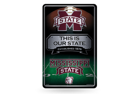 Mississippi State Bulldogs Large Metal Sign