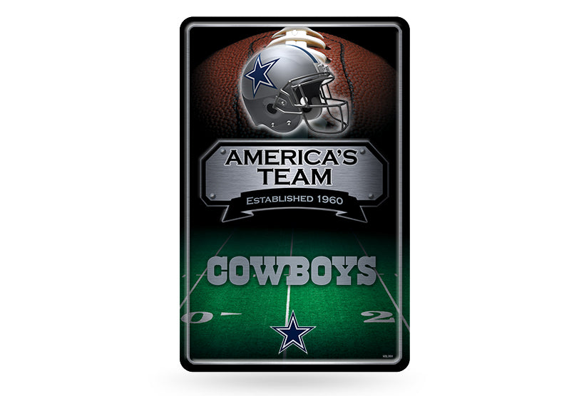 Dallas Cowboys Large Metal Sign
