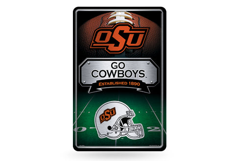 Oklahoma State Cowboys Large Metal Sign