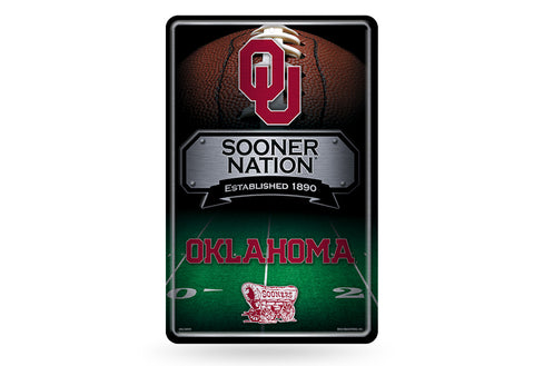 Oklahoma Sooners Large Metal Sign