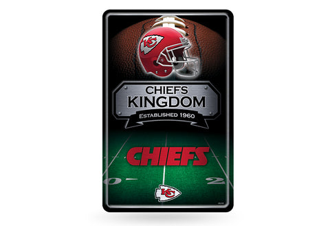 Kansas City Chiefs Large Metal Sign