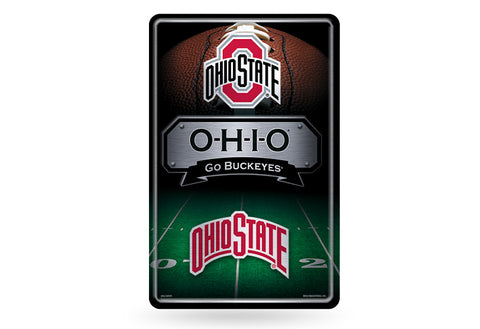 Ohio State Buckeyes Large Metal Sign