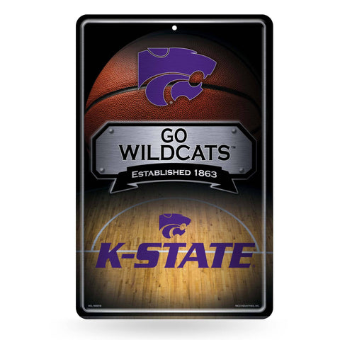 Kansas State Wildcats Large Metal Sign